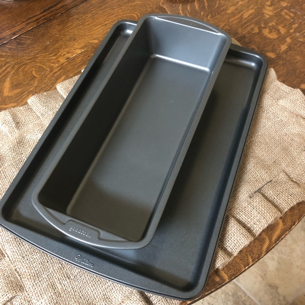 ✨ 2️⃣ Piece Nonstick Baking Set - Extra Large Loaf/Cake Pan & Cookie Sheet Pan ✨